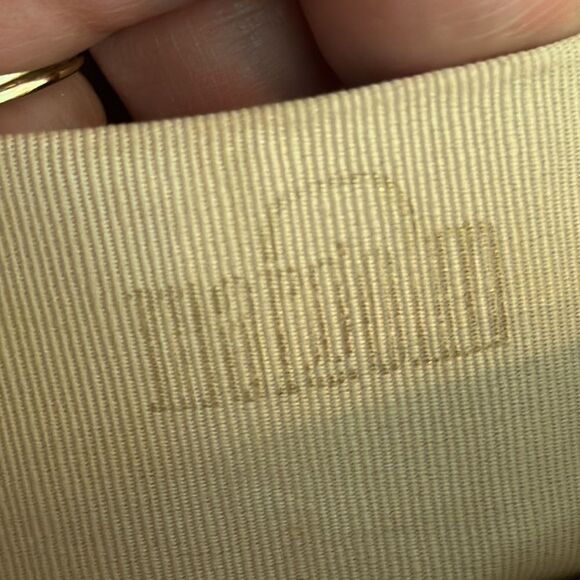 Vintage 80s Margolin gold snakeskin pattern crossbody bag with chain strap - Picture 6 of 8